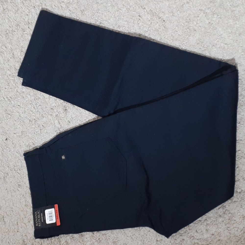 NWT Banana Republic 5 Pocket Pant - Slim Fit - Black - Various Sizes